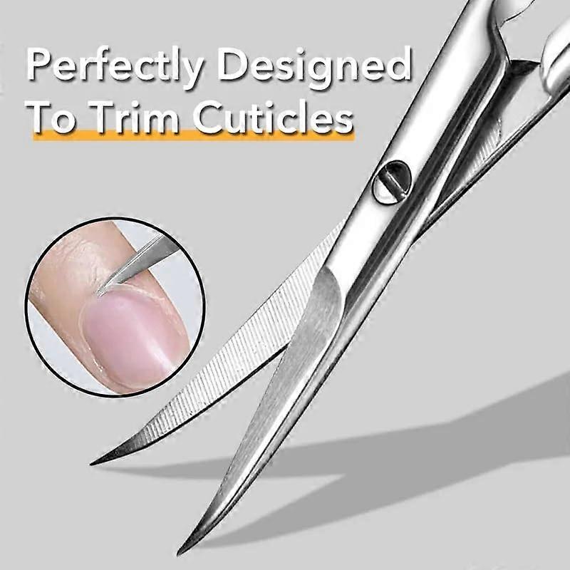 Precision Hair Cutting Scissors for Small Areas, Compact Grooming Tool (2pcs)