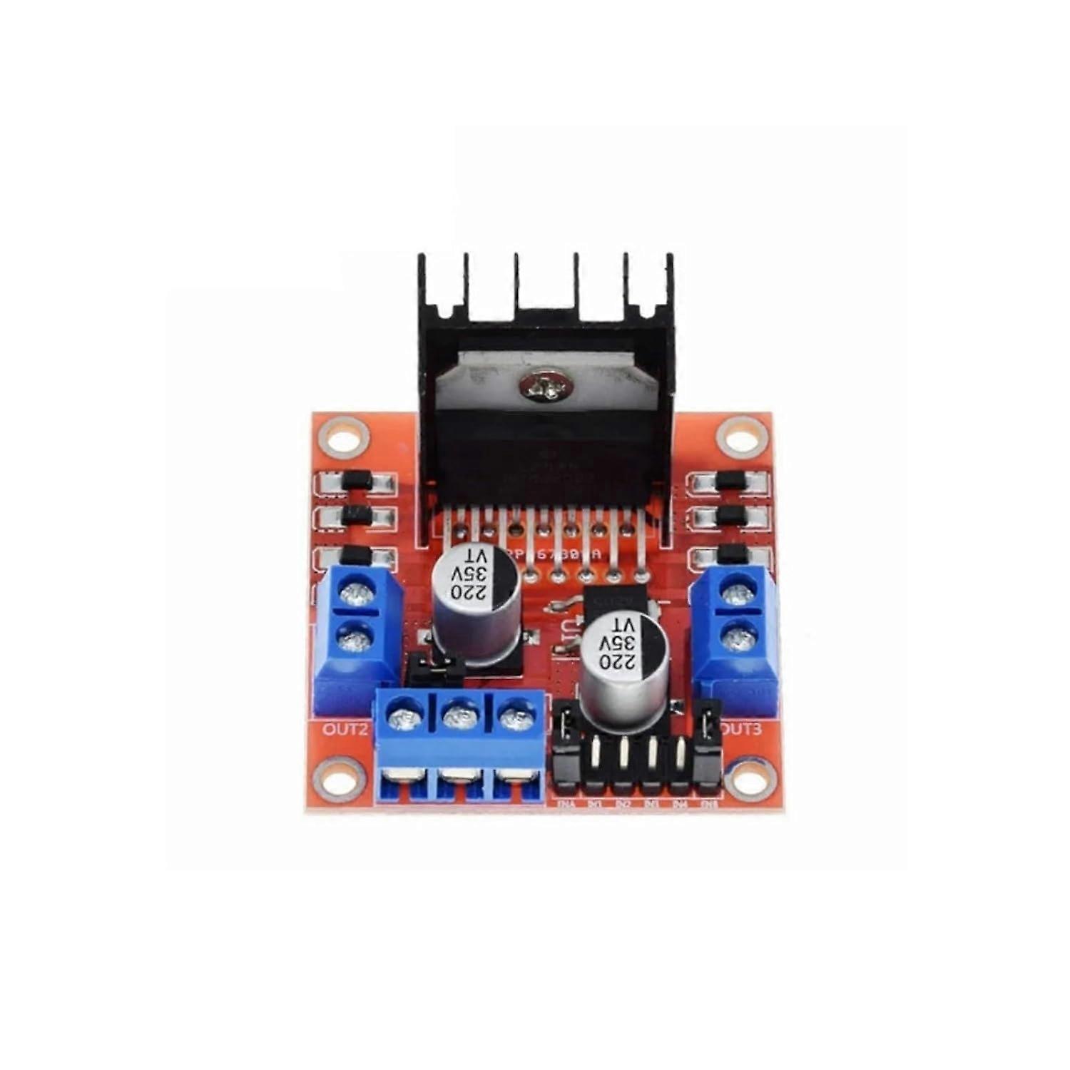 L298N Motor Driver Board Dual HBridge Controller Module for Arduino ...