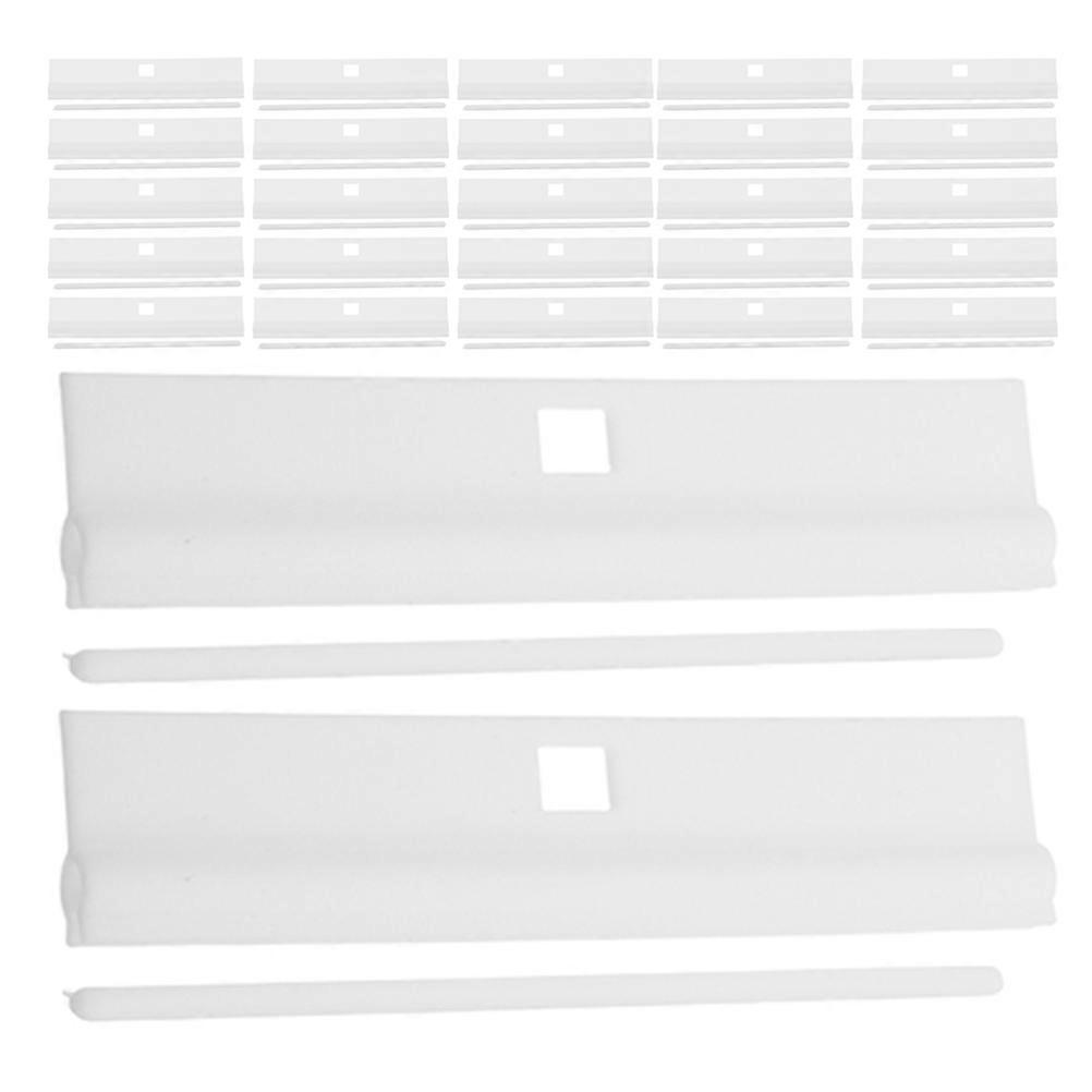 PVC Vertical Blind Slats for Blinds 30Pcs Replacement Window Accessories