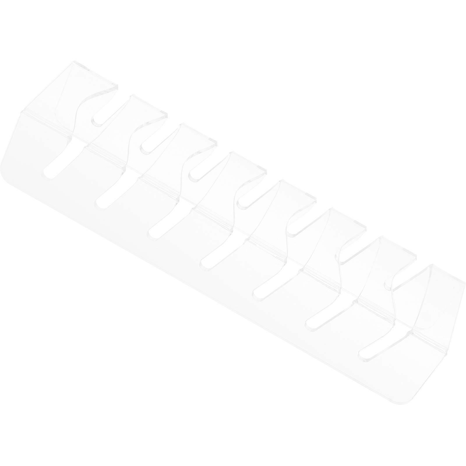 Acrylic Hat Rack for Desktop with 2Pcs Divided Hat Display Organizer