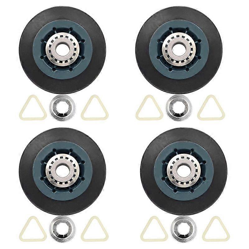4Pack W10314173 Dryer Drum Roller Replacement