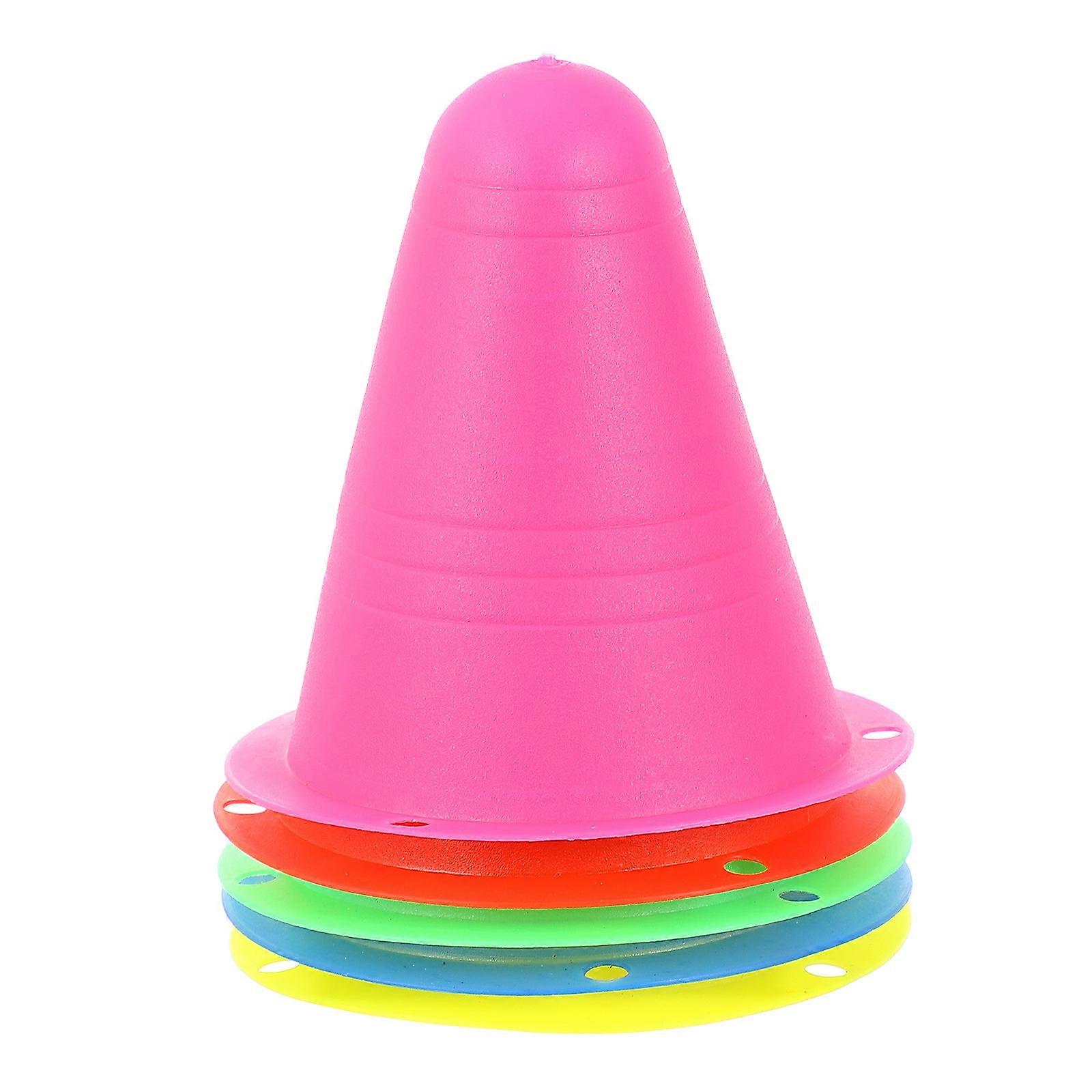 Assorted Color Outdoor Training Cones for Roller-Skating with 25Pcs Set