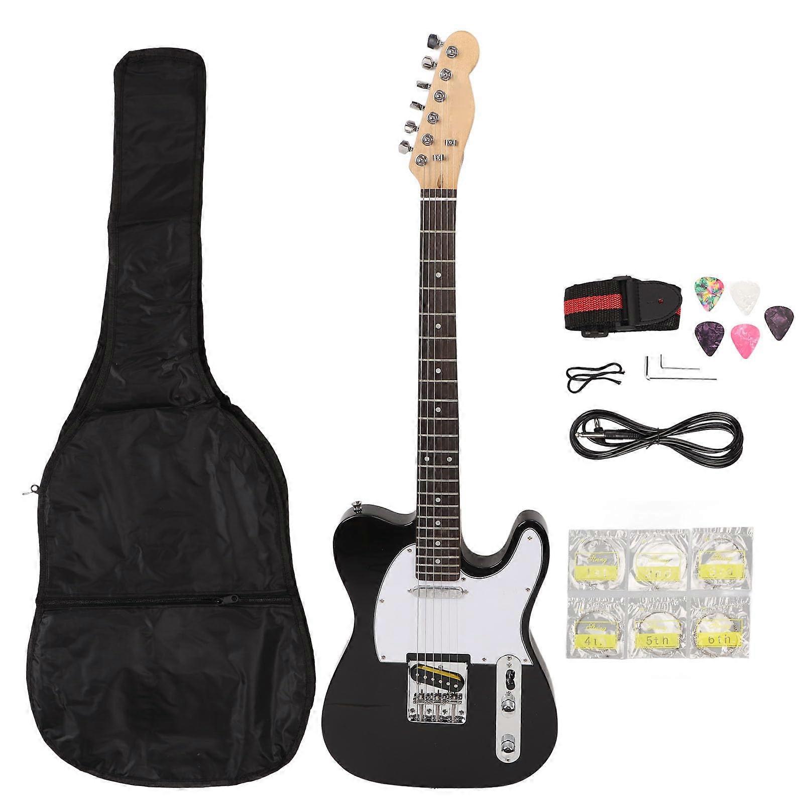 Full Size Electric Guitar for Beginners, Complete Starter Kit with Bag, Strap, Strings and Cable