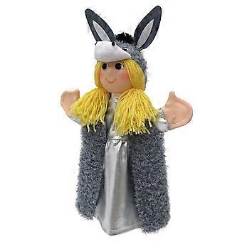 Donkey hand puppet 35 cm, 22152B