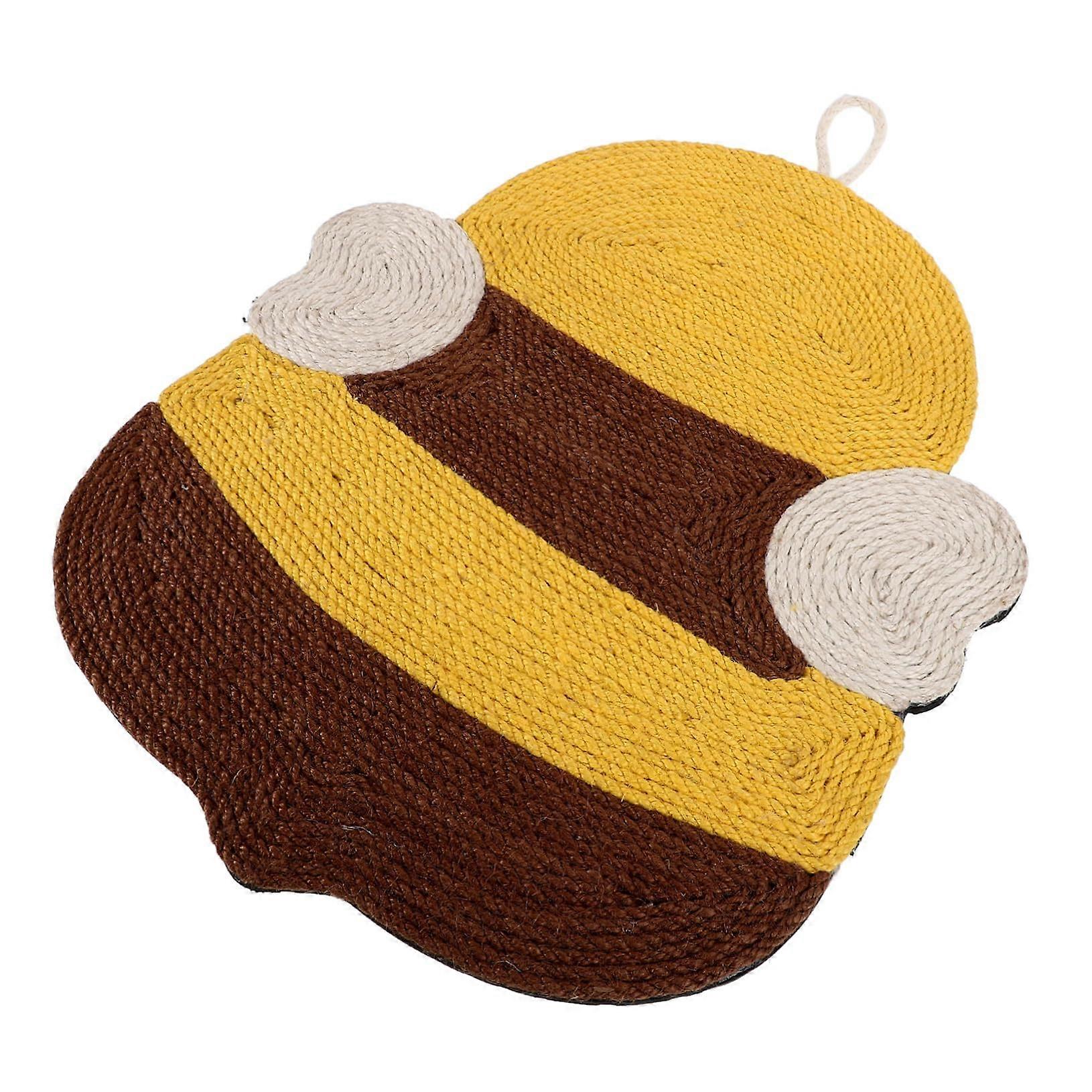 Cat Scratcher Mat with Durable Sisal Surface, Wall Mounted Sofa Protector Scratch Pad