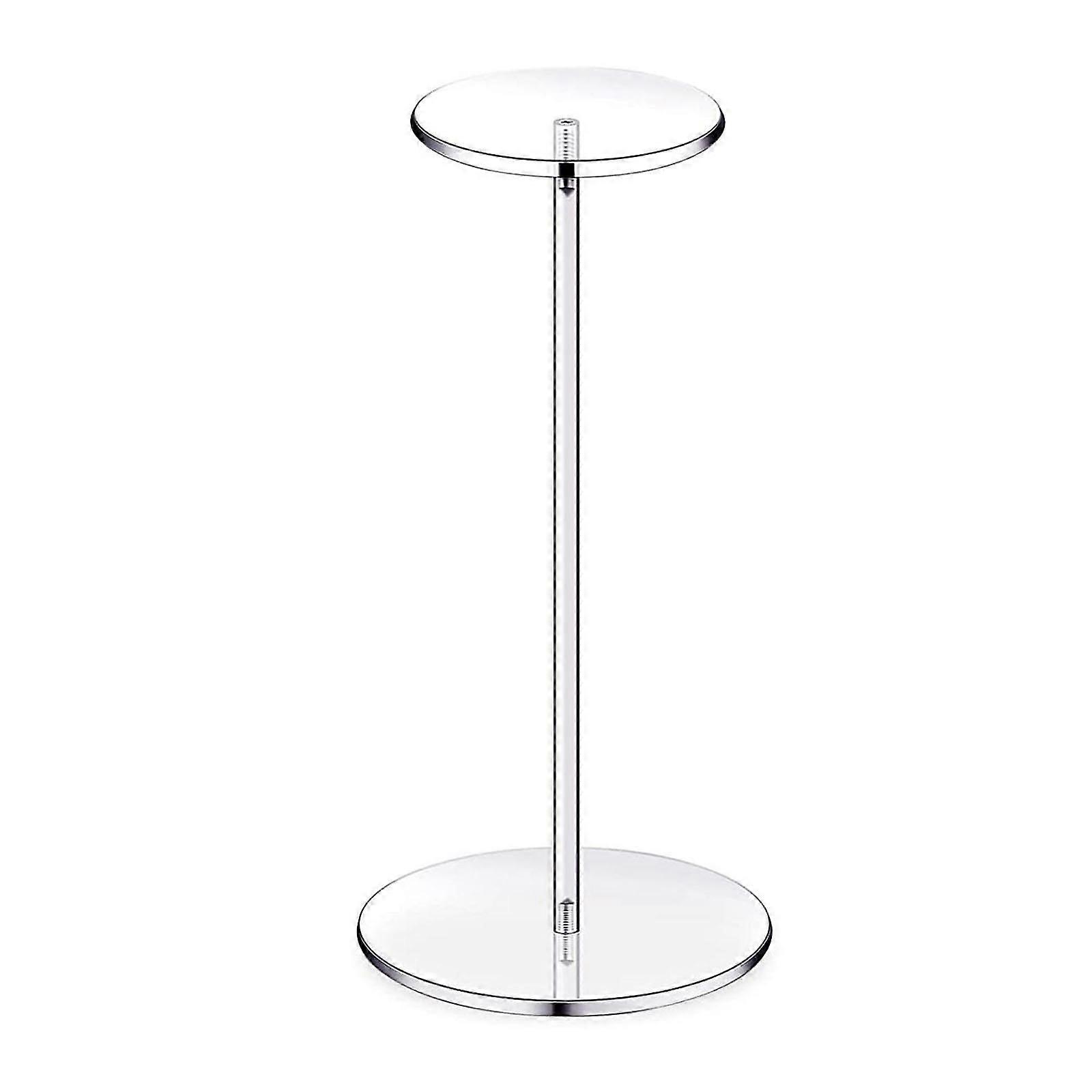 Acrylique Pedestal Display Riser Stands Cap Hat Rack Tabletop Wig Display Rack