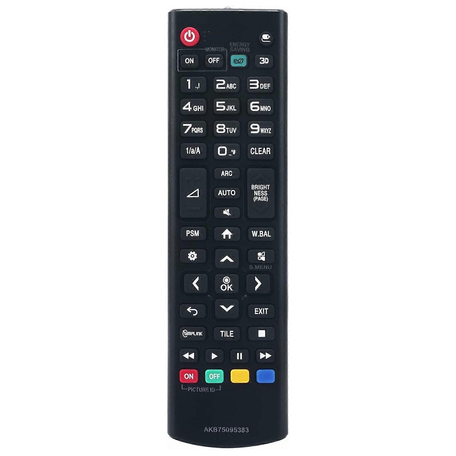 AKB75095383 For LG TV Remote Control Infrared Wireless Replacement Controller