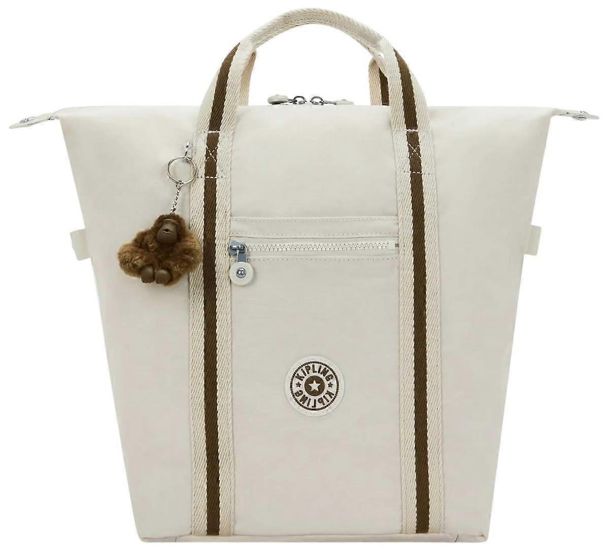 Kipling New Art Medium Backpack - Soft Sand Cream