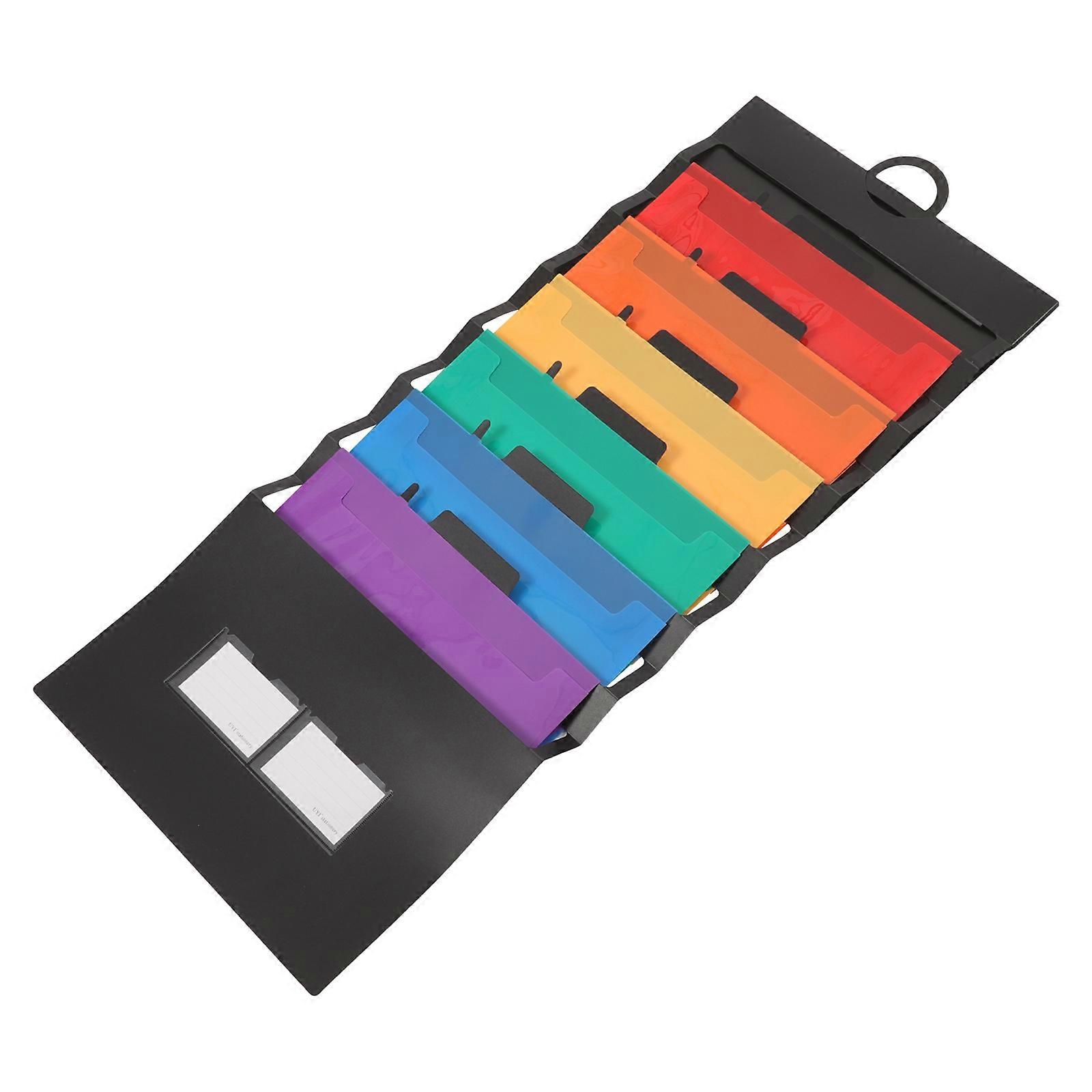 Plastic Folder Expanding Document Folder for Organizing Files Multi Color