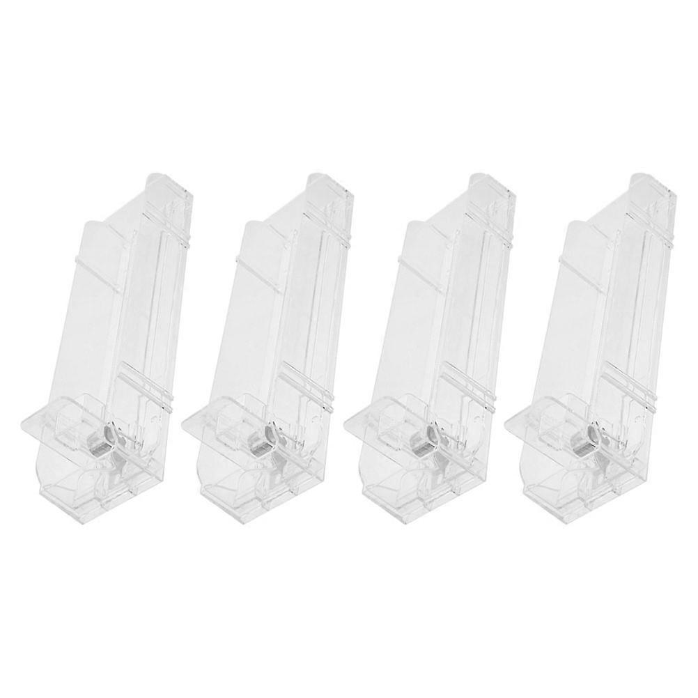 Transparent Automatic Pusher for Store Counter with 4Pcs