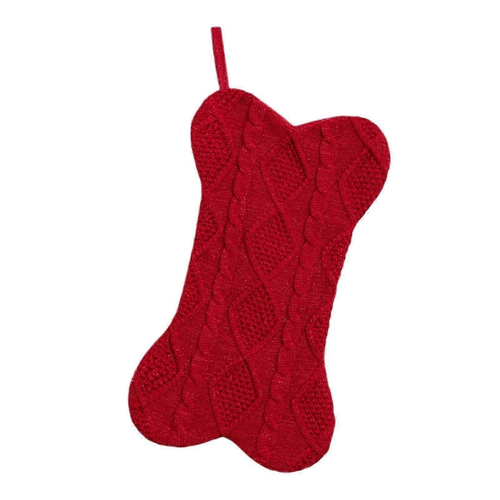 Dog Stocking Christmas Stocking Knit