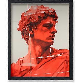 Quebra-cabeça de madeira com estampa da escultura renascentista de Davi, arte pop e estilo pop, presente moderno para homens e mulheres, decoração clássica para quarto, sala de estar ou