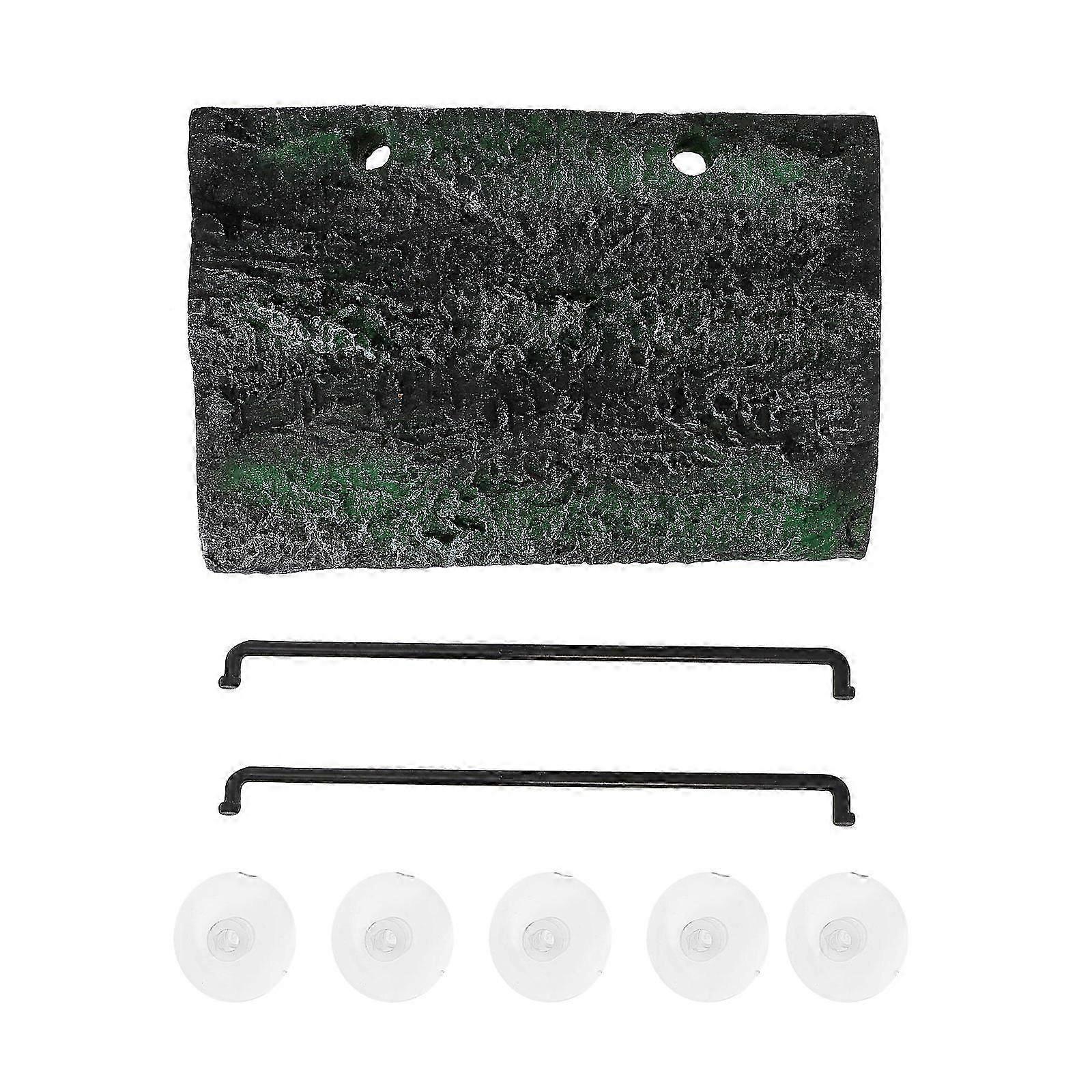 Simulation Bark Tortoise Platform for Tortoise Bask Terrace with One Floating Decor