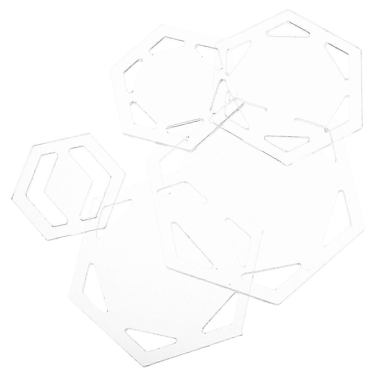 Quilt Templates Acrylic Quilting Template for DIY Patchwork Projects 20Pcs