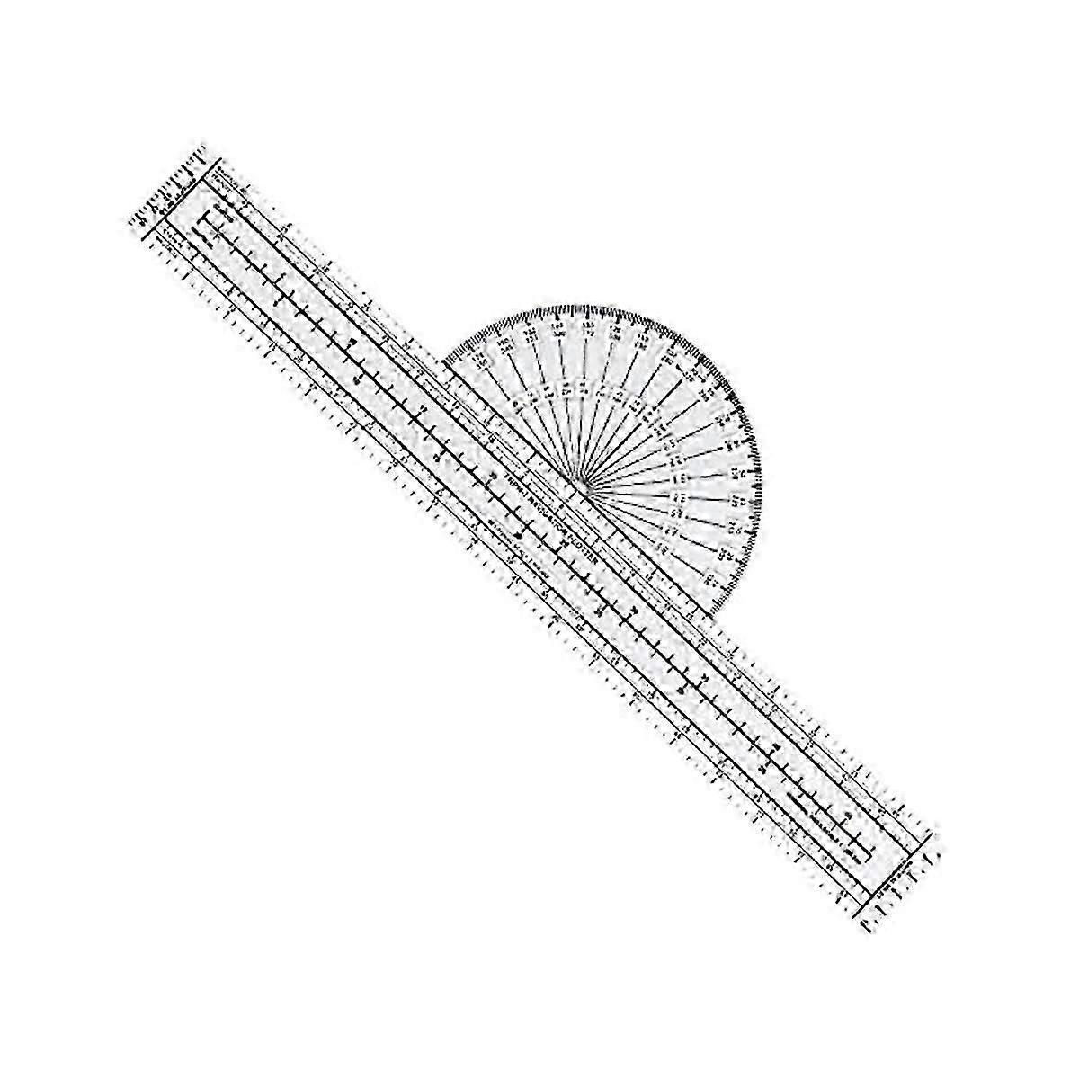 Aviation Navigation Plotter, Premier Fixed Plotter with WACCharts, Flight Planning Tools compatible RF