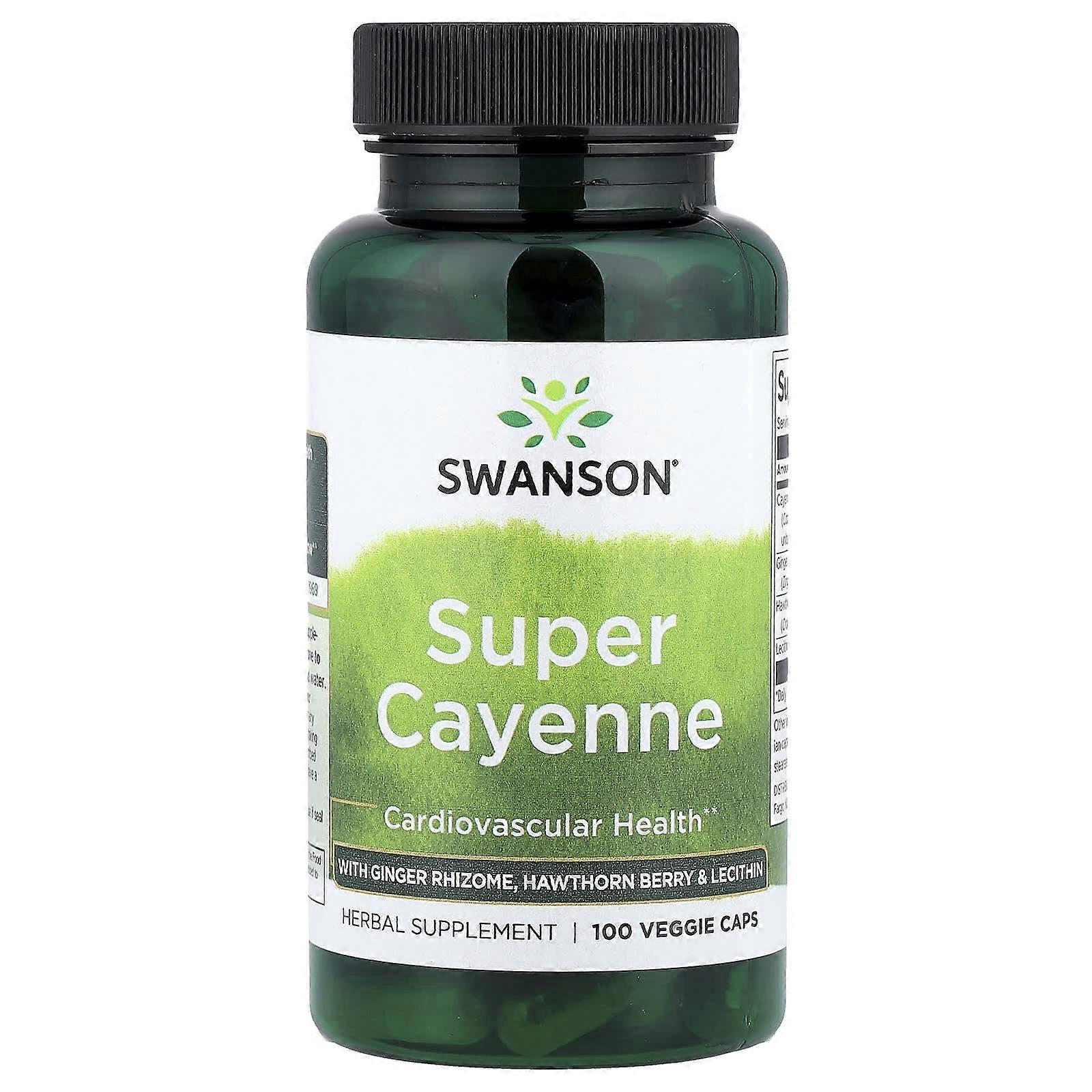 Swanson, Super Cayenne, 100 Veggie Caps, 3-Pack