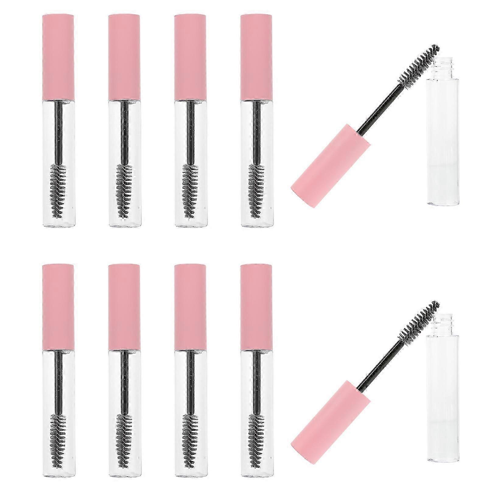 Empty Eyelash Mascara Tubes | Pink Plastic | 10Pcs