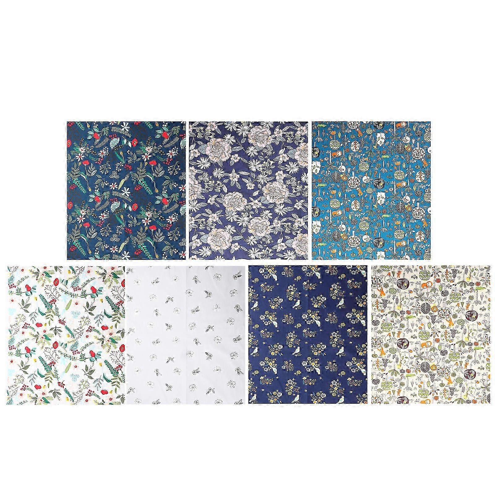 Patchwork Fabric DIY Cotton Cloth for Sewing 21Pcs Assorted