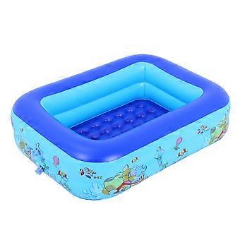 1PC Inflatable Pool Bathtub Funny Water Mattress Swimming Pool Toy for Kids Babies Summer (Random Color, 120cm, Two Layers)