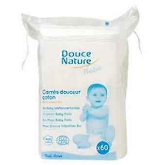 Organic cotton soft squares 60 units