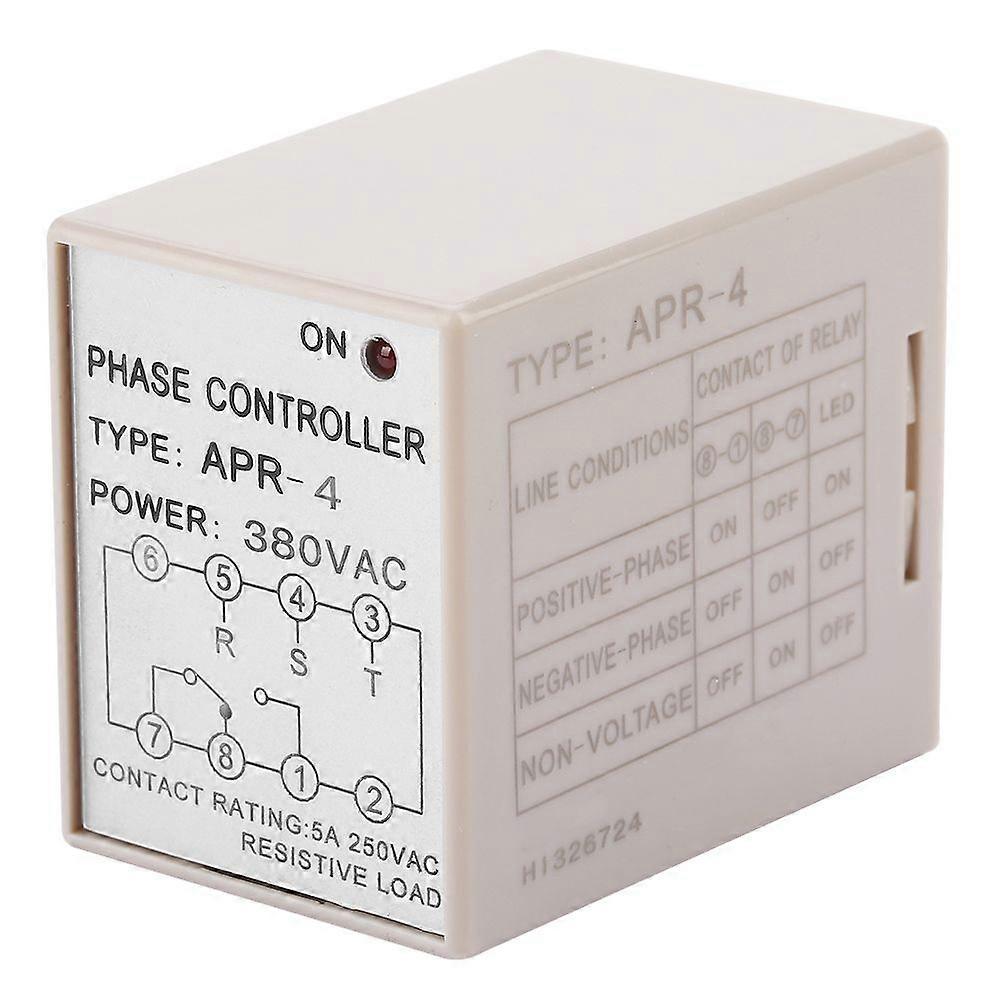 APR-4 Phase Loss Reverse Protection Relay Phase Sequence Controller 10A (380VAC)