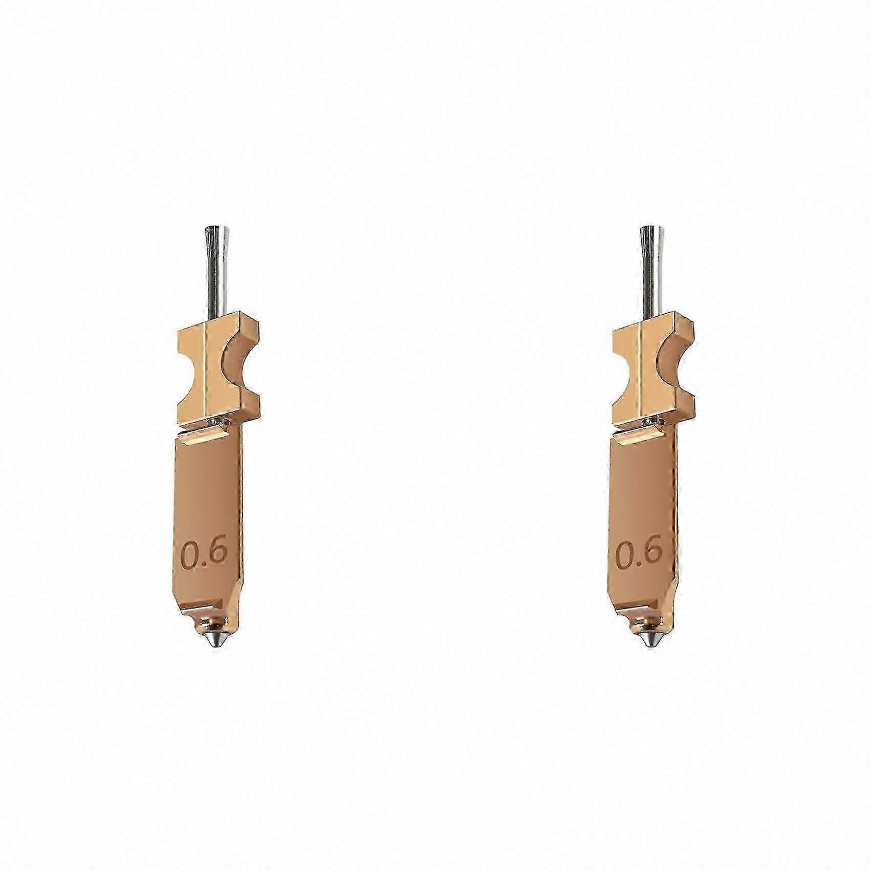 Pair 0.6mm Solid-Metal Hotend Kits for Mainstream FDM Printers, Enhanced Flow Stability