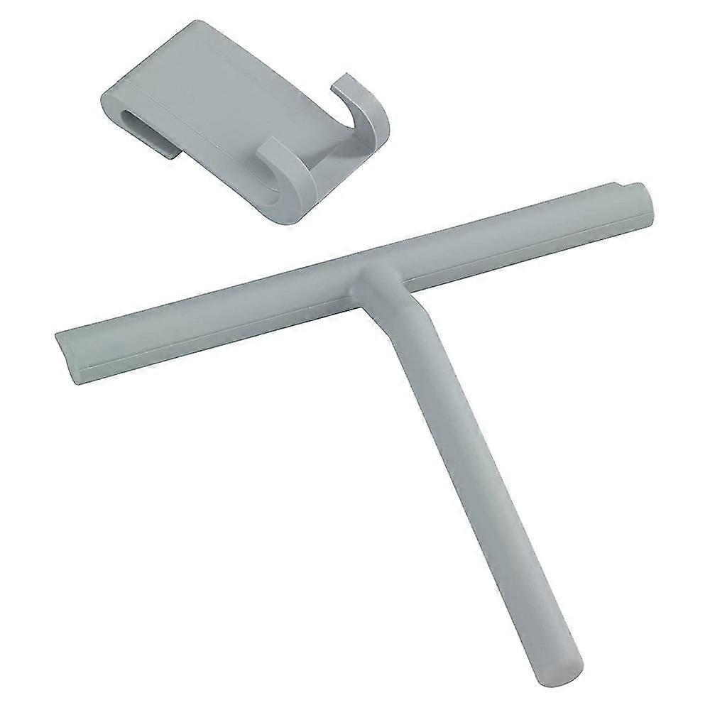 Shower Squeegee With Hook And Silicone Blade, Effective Rubber Blade