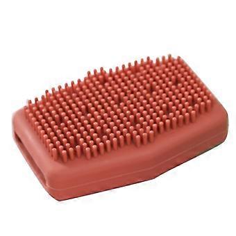 Dead Skin Exfoliating Bristles Scrubber Soap Holder Container Shower Bath Brush JIKAIX