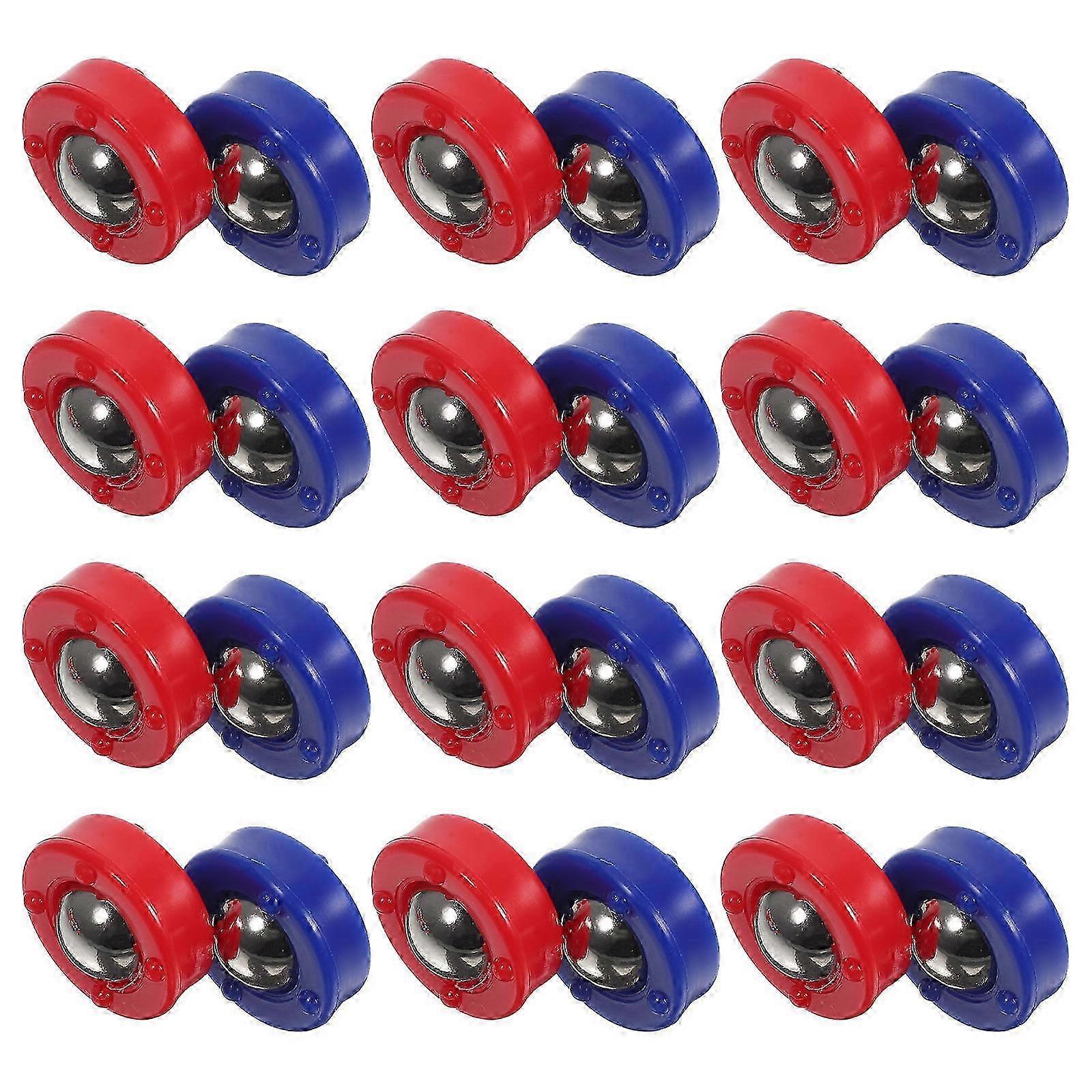 24pcs Mini Shuffleboard Tabletop Rollers Balls Shuffleboard Curling Replacement Accessories