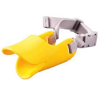 Dog Duckbill Muzzle Adjustable Silicone Anti-Bite & Anti-Bark Muzzle for Small Medium Breeds