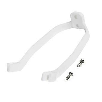 Dense Mudguard Support Part for Daily Ride Service, Mount with 2 Screws and Lower Channel Support for Fitting Work  White