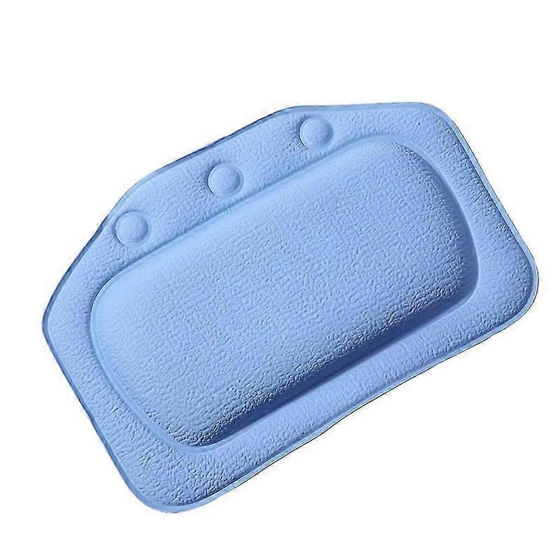bath cushion with suction cups for head and neck support