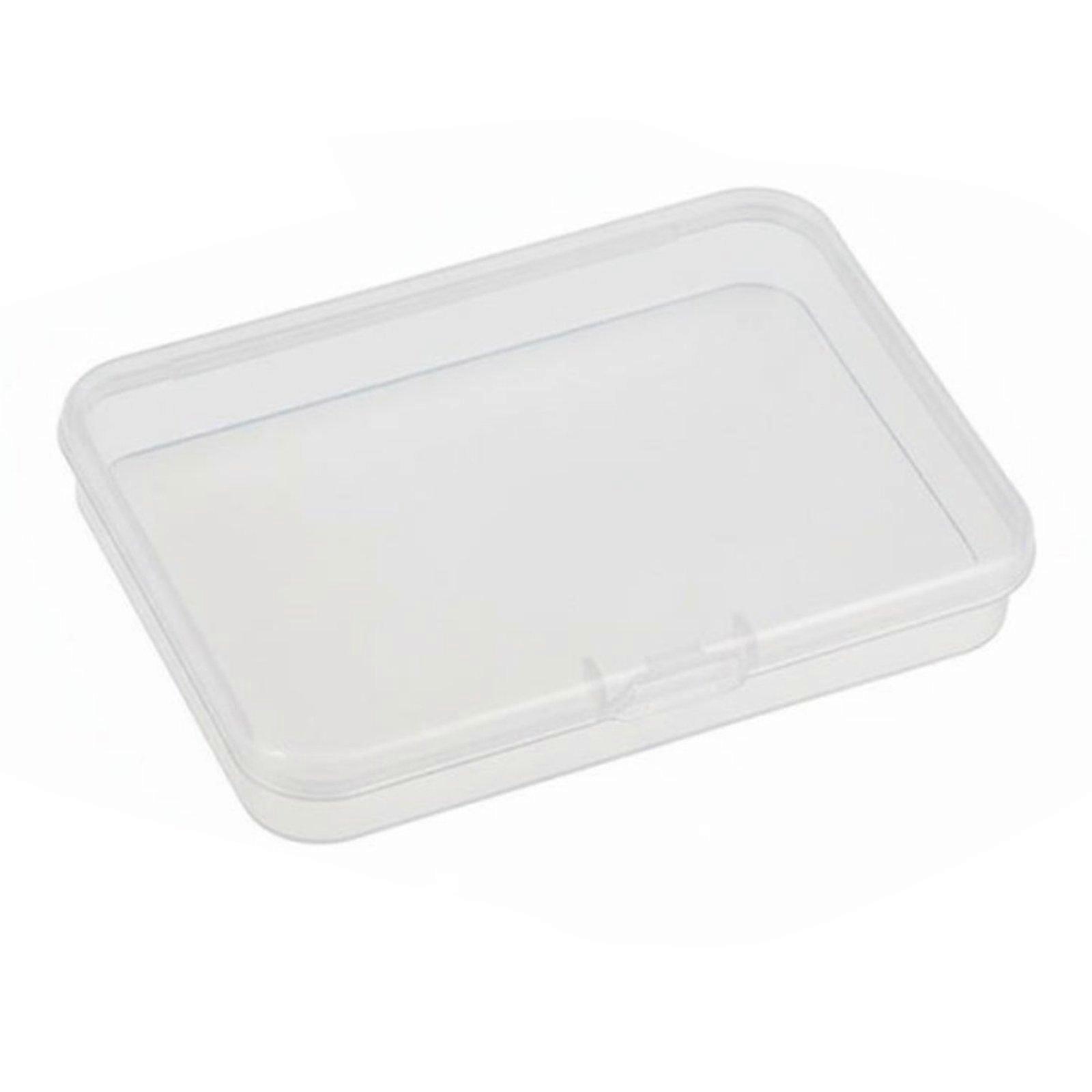 Clear Box with Lid Design Sample Box Multipurpose Mini Rectangular Container for