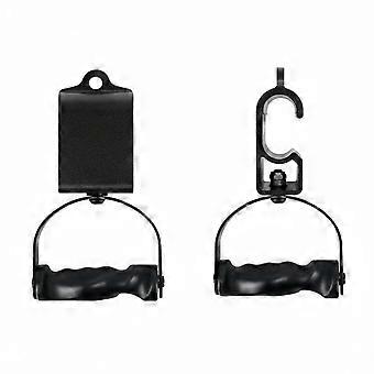 2 Pieces Ergonomic U-Shaped Handles Sturdy Duty Fitness Gear for Gym-Goers