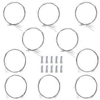 Bike Brake and Derailleur Cable 5Set Replacement Shifters Cable Accessories for Bike Use
