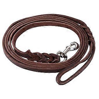 Pets Dog Training Leash Durable Leather Long Braided Walking Dog Lead Leash