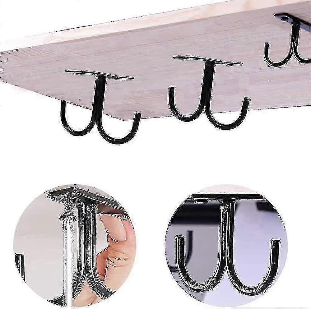 Cup Hanger, Cup Hook, Kitchen Storage Hook, Cup Holder With Screws