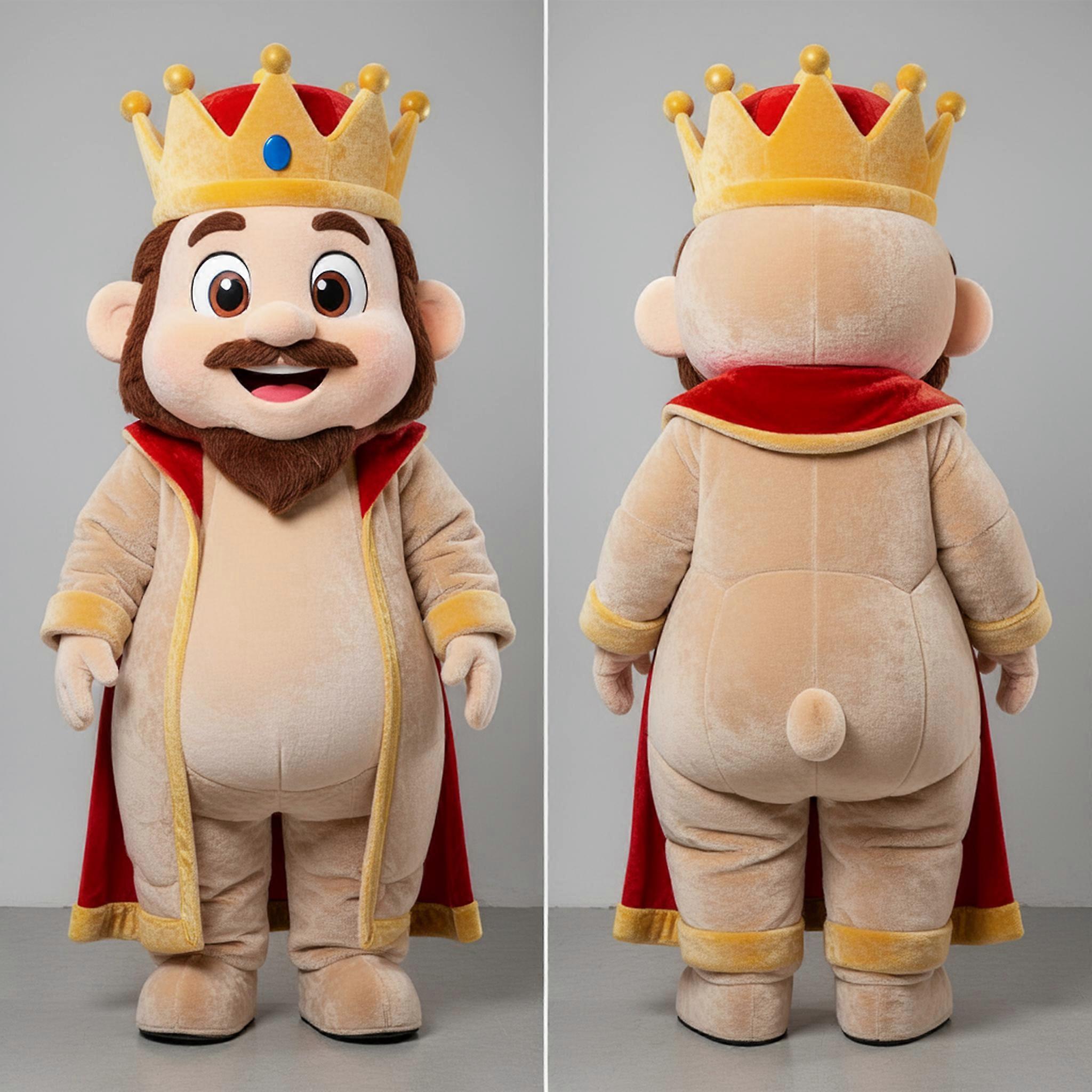 MASTICOT Beige Broad Shouldered King Mascot