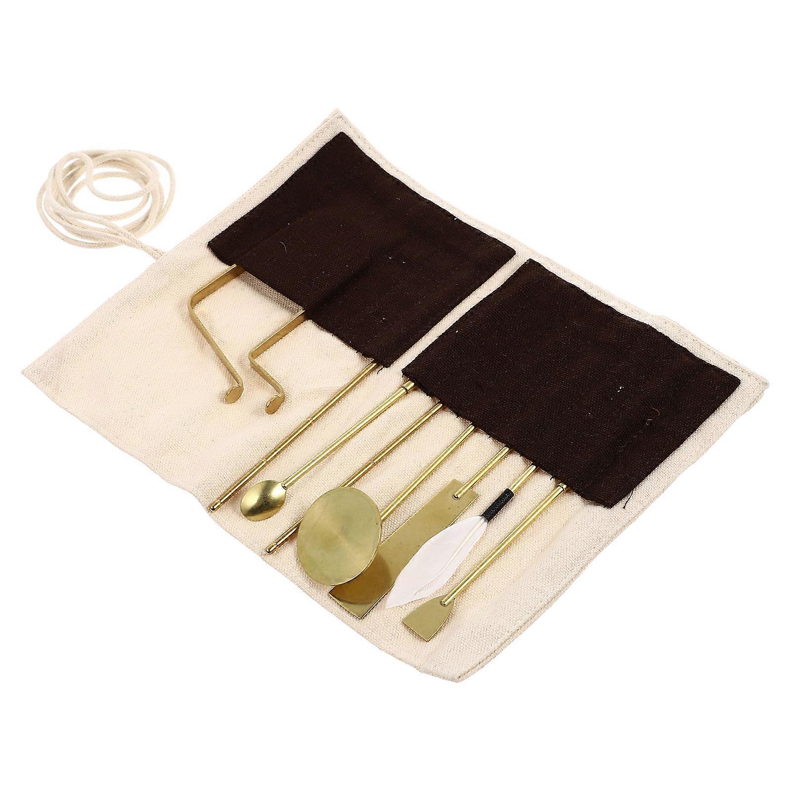 Incense Making Kit Brass Tools for Crafting 35Pcs Mold Set