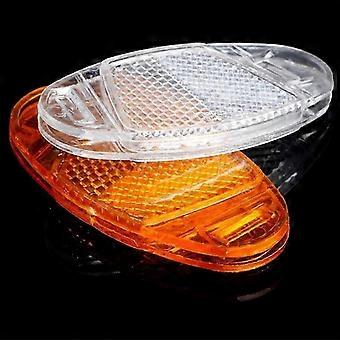 4 pezzi di catarifrangenti per raggi di bicicletta, luci di sicurezza per cerchioni, accessori per bicicletta con montaggio riflettente