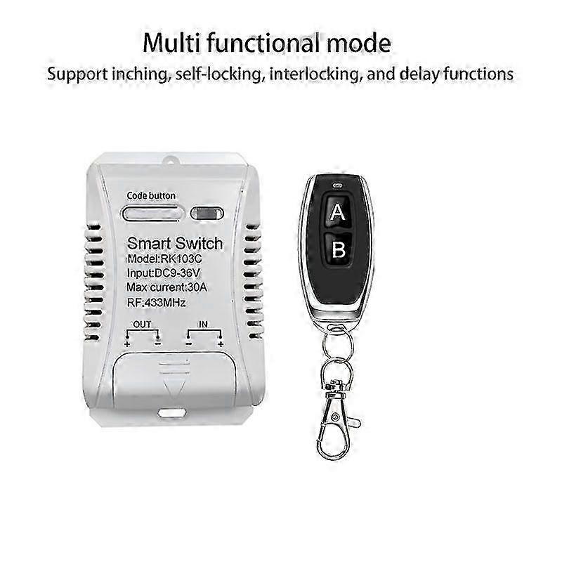 Robust 12V 24V Single-Channel Relay Controller