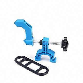 Adjust Bike Rims & Repair MTB Wheels: Mini Wheel Truing Stand, Blue