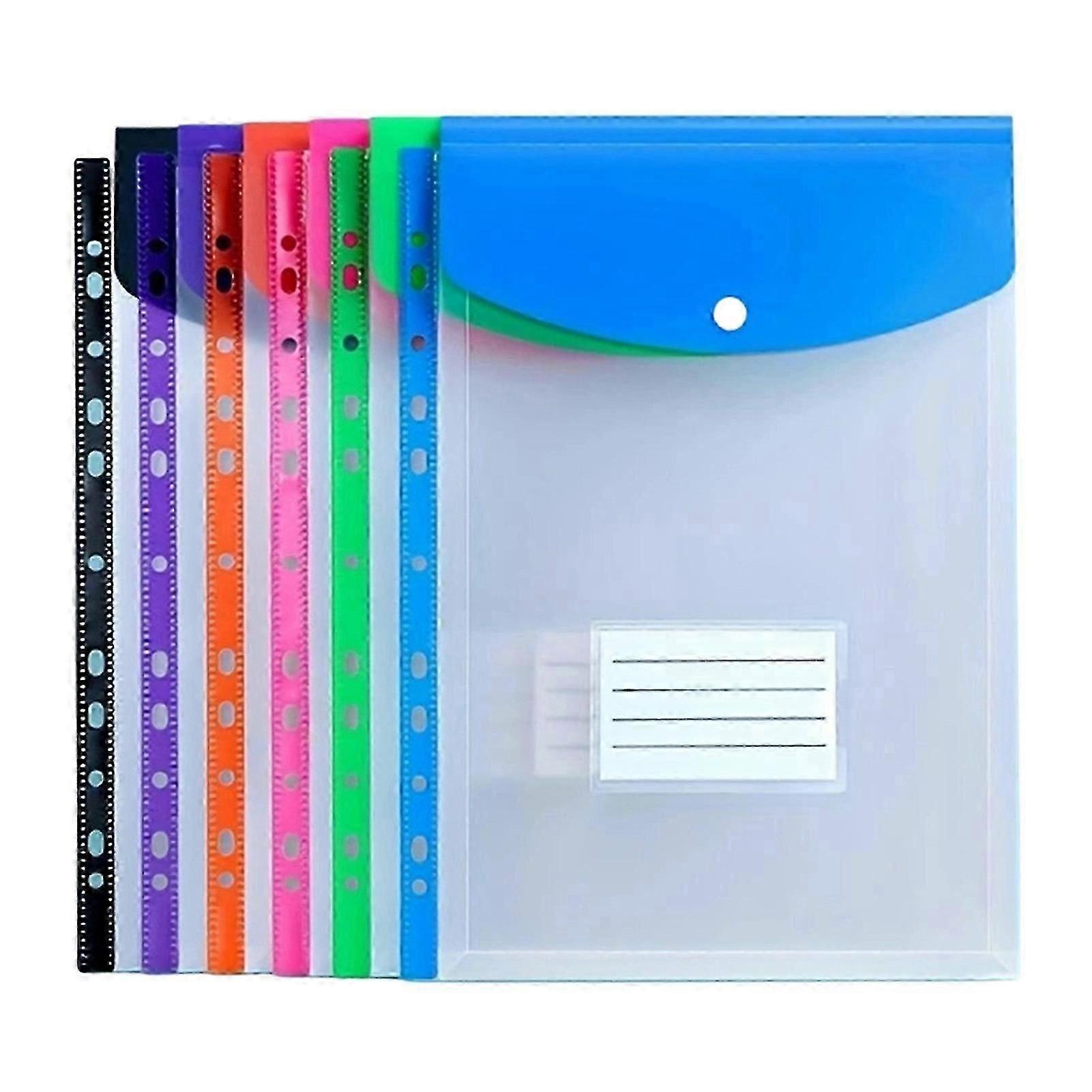 Moisture Proof Clear File Sleeves for Test Papers and Office Docs