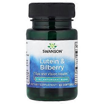 3 x Swanson, Lutein & Bilberry, 60 Softgels