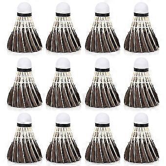 12Pcs/Lot Badminton Training Balls Shuttlecocks Durable Outdoor Sports Accessory