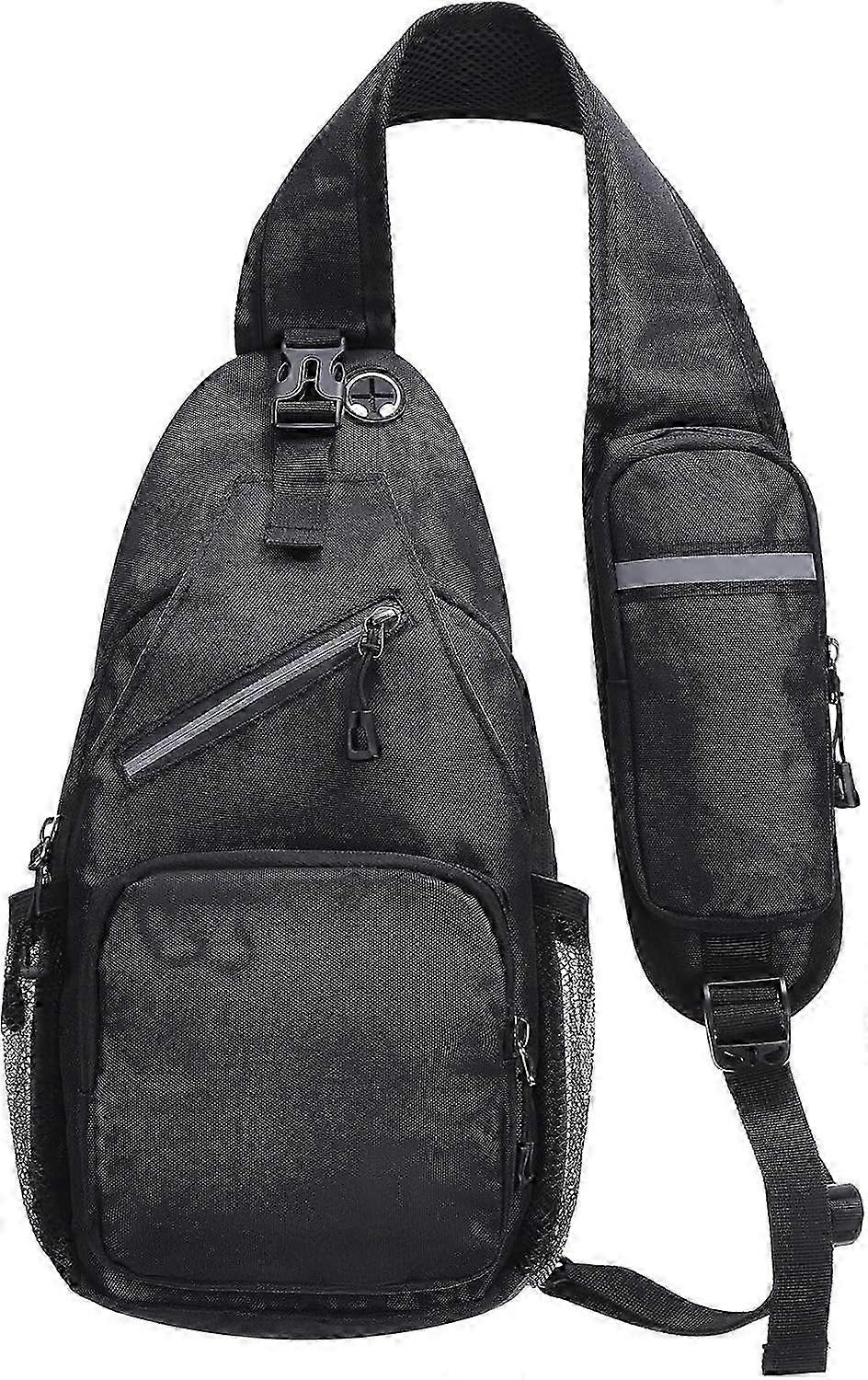 Anti-Theft Reflective Sling Backpack