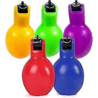 A Pack of 5 Hand Whistles, Loud Sports Whistles for Trainers, Referees, Coaches & Dog Trainers Ideal for Football, Emergencies & Training