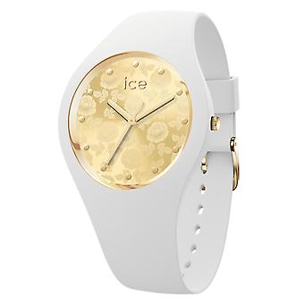 Ice flower watch for Women Analog Quartz with Silicone bracelet IC019205