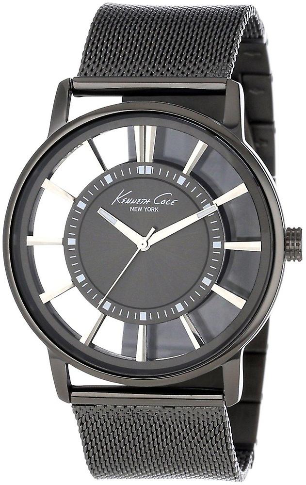 Kenneth cole transparency Quartz Analog Man Watch with IKC9176 Stainless Steel Bracelet