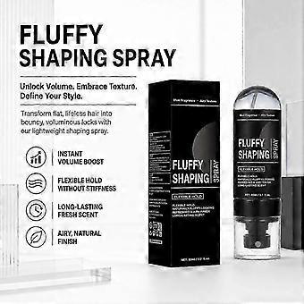 Peach-Scented Volumizing & Setting Spray for Lightweight Bouncy Hair and Long-Lasting Hold Fluffy Shaping Spray Effortless Natural Lift 80ml-jry